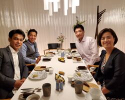 仙台にて、NTTドコモ東北支社長と面談・会食