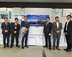 NTTドコモの坪内常務とゼンリンのテクノセンターへ訪問しました。