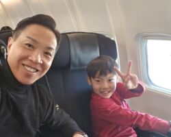 先週の休日、池内さんの息子(8歳)と1泊2日で2人旅。
私と2人って中々度胸がある(苦笑)
テントサウナから極寒の洞窟地下水を涙目で無事にクリアー。