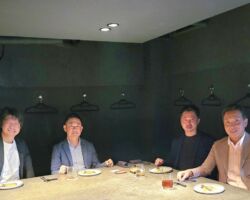 株式会社ドリームインキュベーター宮内執行役員/株式会社SEアシスト村上社長/株式会社エクスペリサス丸山社長/
協業強化について