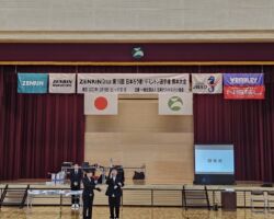 12/16.17に熊本県西原村総合体育館で開催されたZENRIN Group日本ろう者バトミントン選手権大会