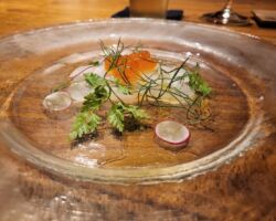 goblin西麻布でデフバトミントン長原さんの祝勝慰労会。デフサッカー原口さん、アスリート担当メンバーと。