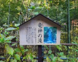 檜原村にある竜神の滝で滝行を行いました。今後研修に取り入れられるかもしれません!?